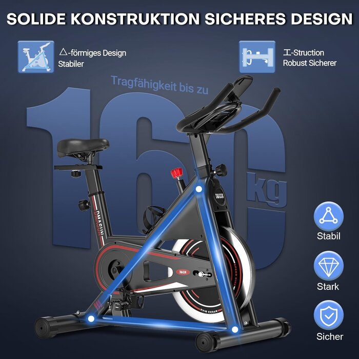 Ergometer Heimtrainer - Stabil bis 160 kg - Outlet-Angebot: bis zu 35% Rabatt