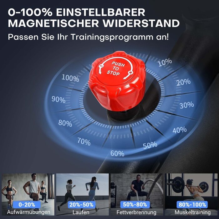 Ergometer Heimtrainer - Stabil bis 160 kg - Outlet-Angebot: bis zu 35% Rabatt