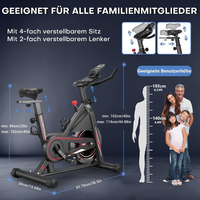 Ergometer Heimtrainer - Stabil bis 160 kg - Outlet-Angebot: bis zu 35% Rabatt