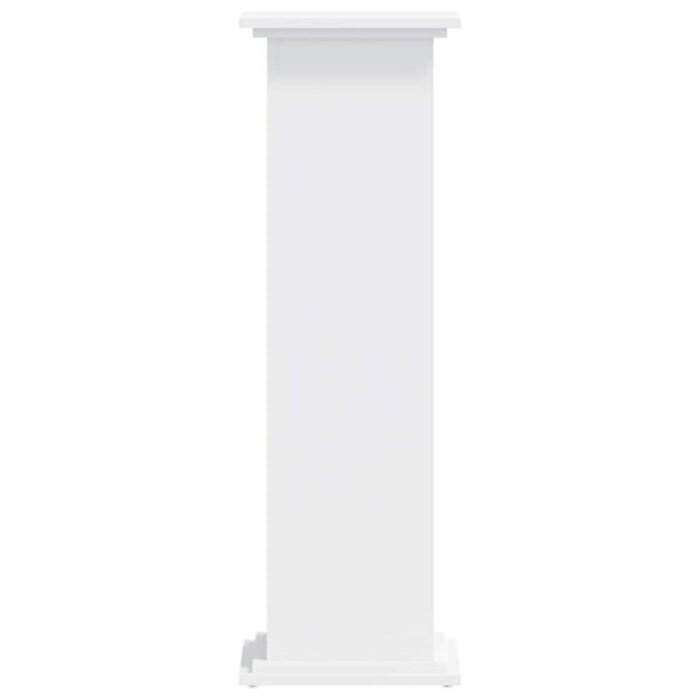 Moderner Pflanzenständer 33x33x100 cm in Weiß - bis zu 34% Rabatt