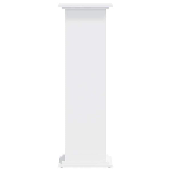 Moderner Pflanzenständer 33x33x100 cm in Weiß - bis zu 34% Rabatt