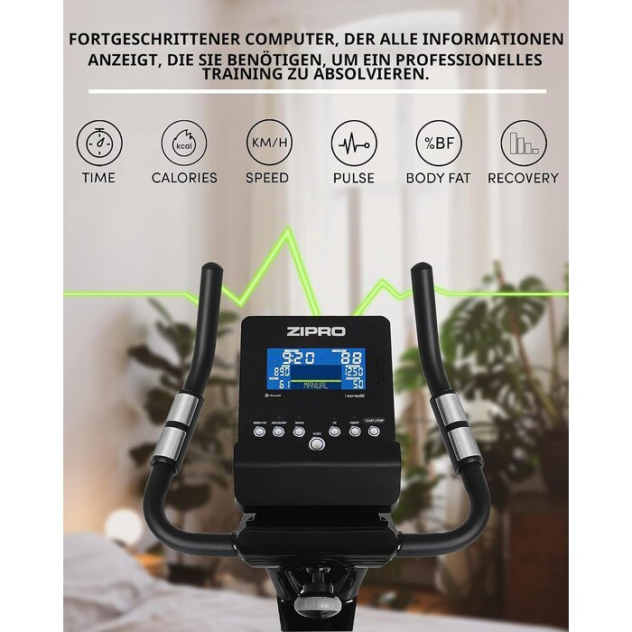 Profi Ergometer Heimtrainer bis 150 kg - Bluetooth & App-fähig - bis zu 35% Rabatt