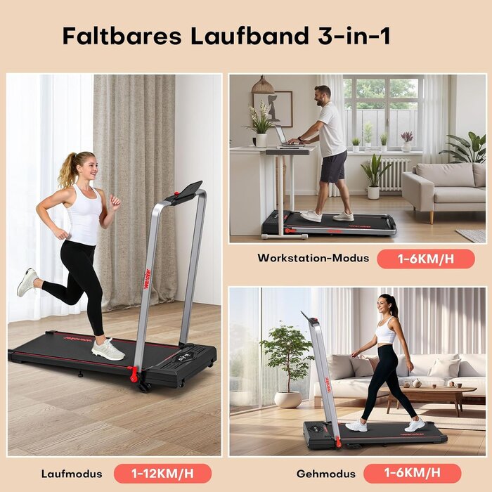 3-in-1 Laufband mit Haltegriff - Oranje | Jetzt bis zu 30% Rabatt sichern