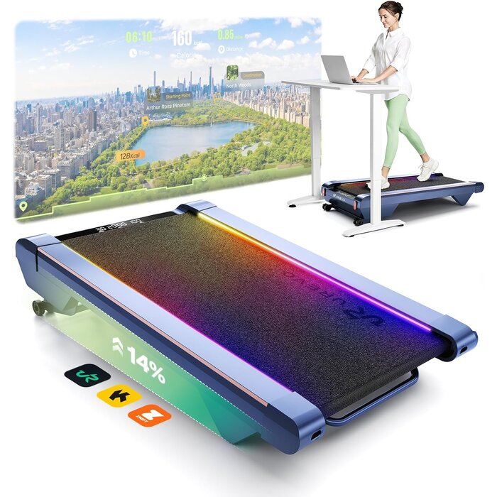 Walking Pad Laufband mit Steigung & App-Funktion - bis zu 30% Rabatt
