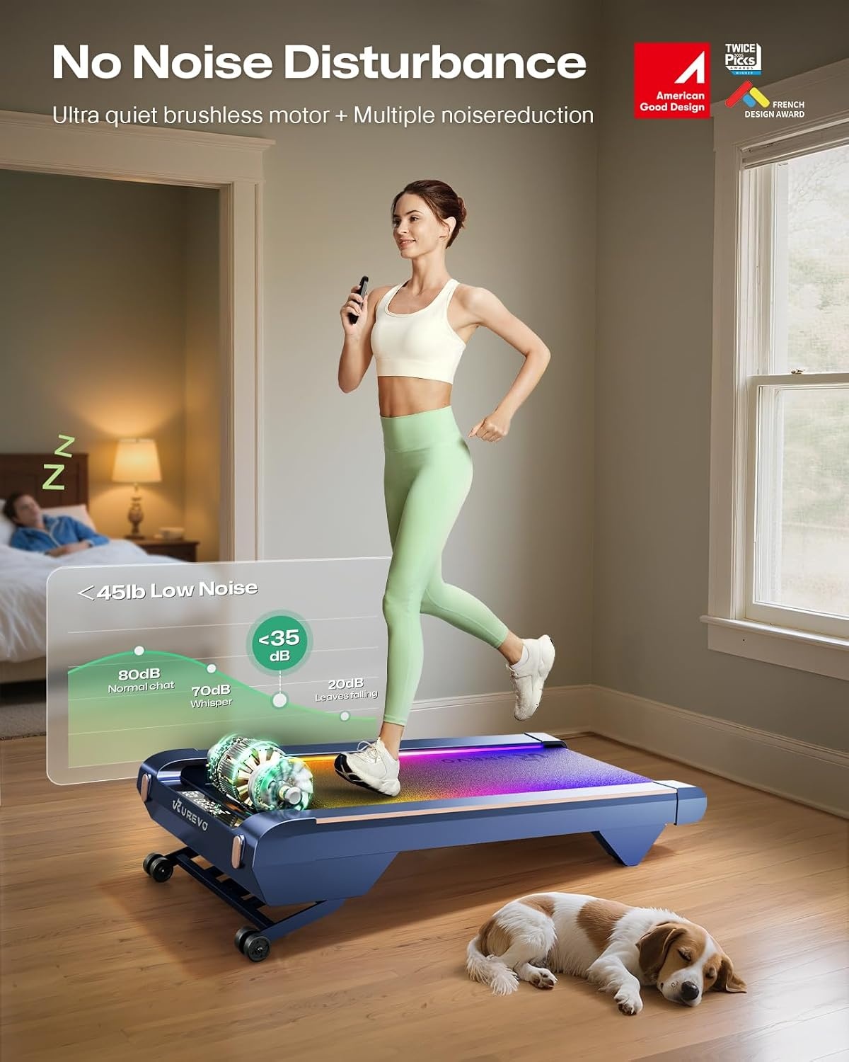 Walking Pad Laufband mit Steigung & App-Funktion - bis zu 30% Rabatt