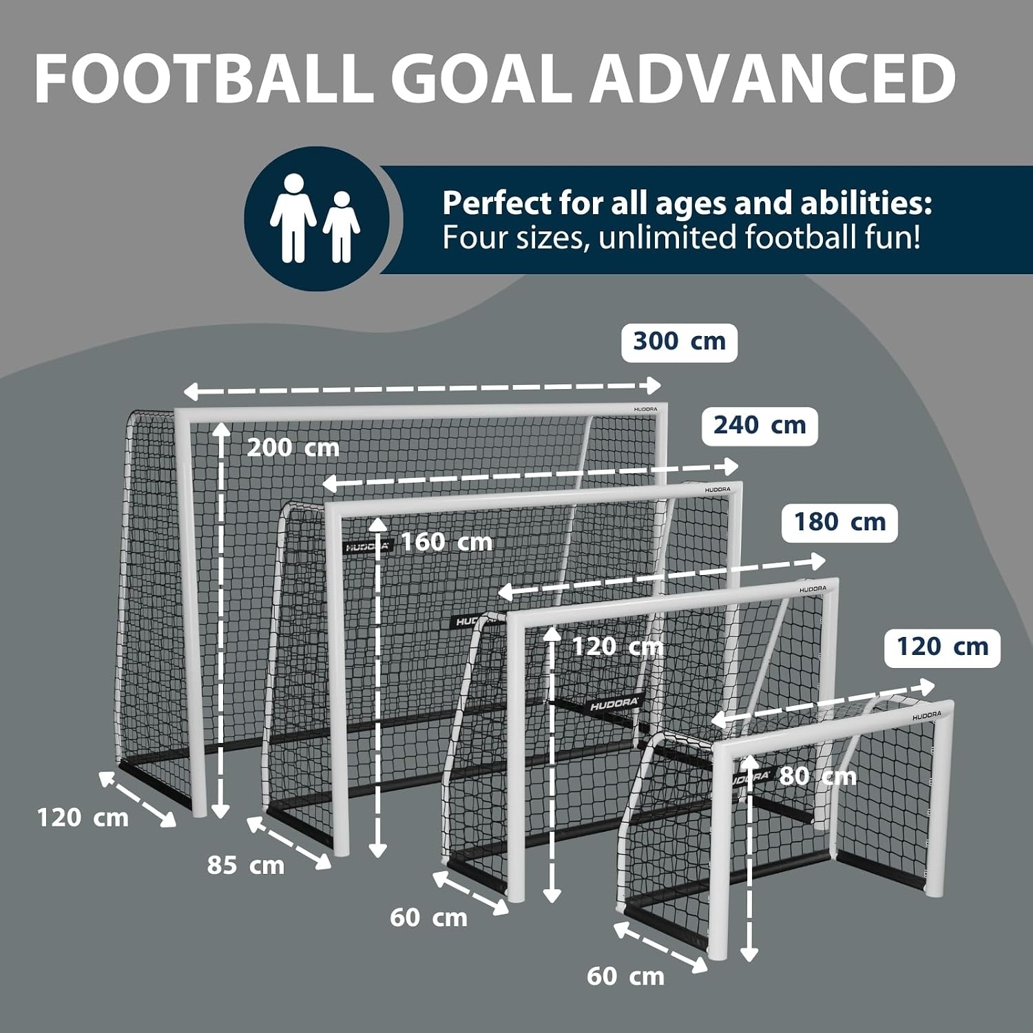 Großes Fußballtor 300 cm für den Garten - Jetzt bis zu 35% sparen