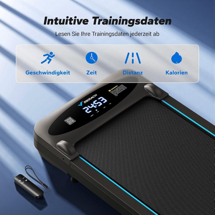 Kompaktes Walking Pad - Laufband bis 12 km/h - Schwarz - bis zu 30% Rabatt