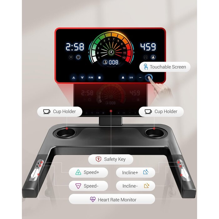 Klappbares 3-PS-Laufband bis 14 km/h - Jetzt bis zu 35% Rabatt sichern!