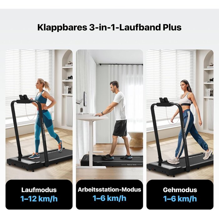 Klappbares 2,5 PS Laufband - bis zu 35 % Rabatt auf Outlet-Ware