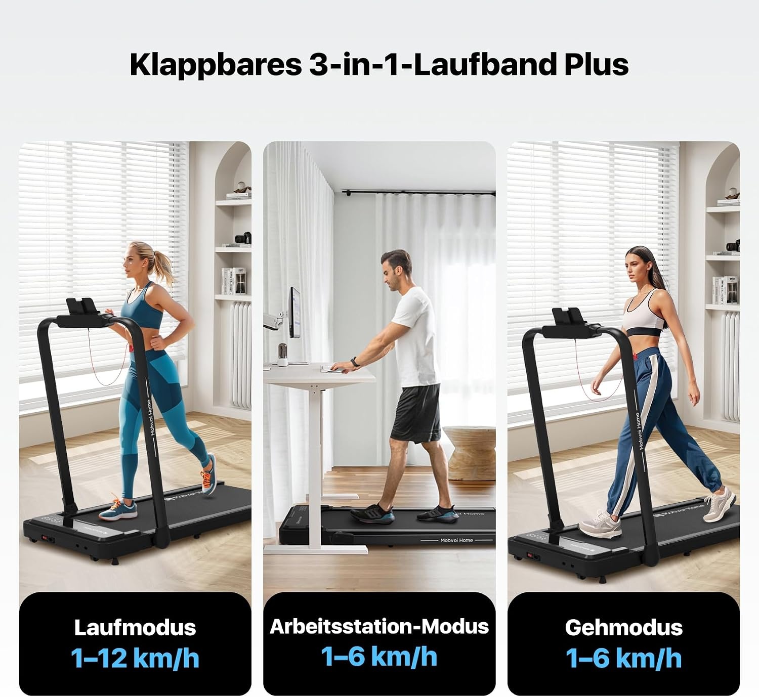 Klappbares 2,5 PS Laufband - bis zu 35 % Rabatt auf Outlet-Ware