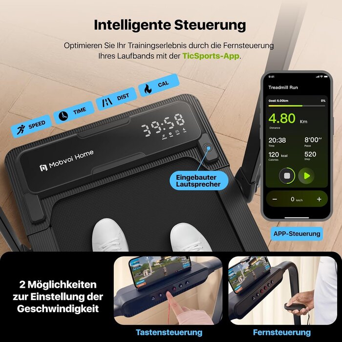Klappbares 2,5 PS Laufband - bis zu 35 % Rabatt auf Outlet-Ware