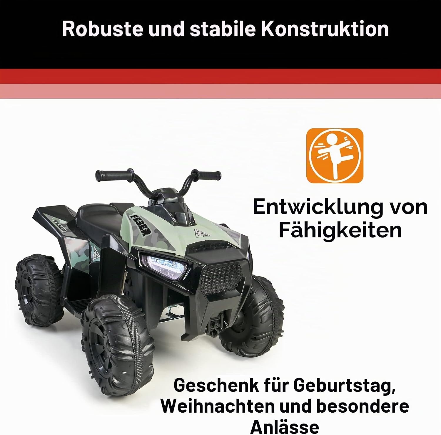 Elektro-Quad für Kinder, 12V Fahrzeug, bis zu 35% Rabatt