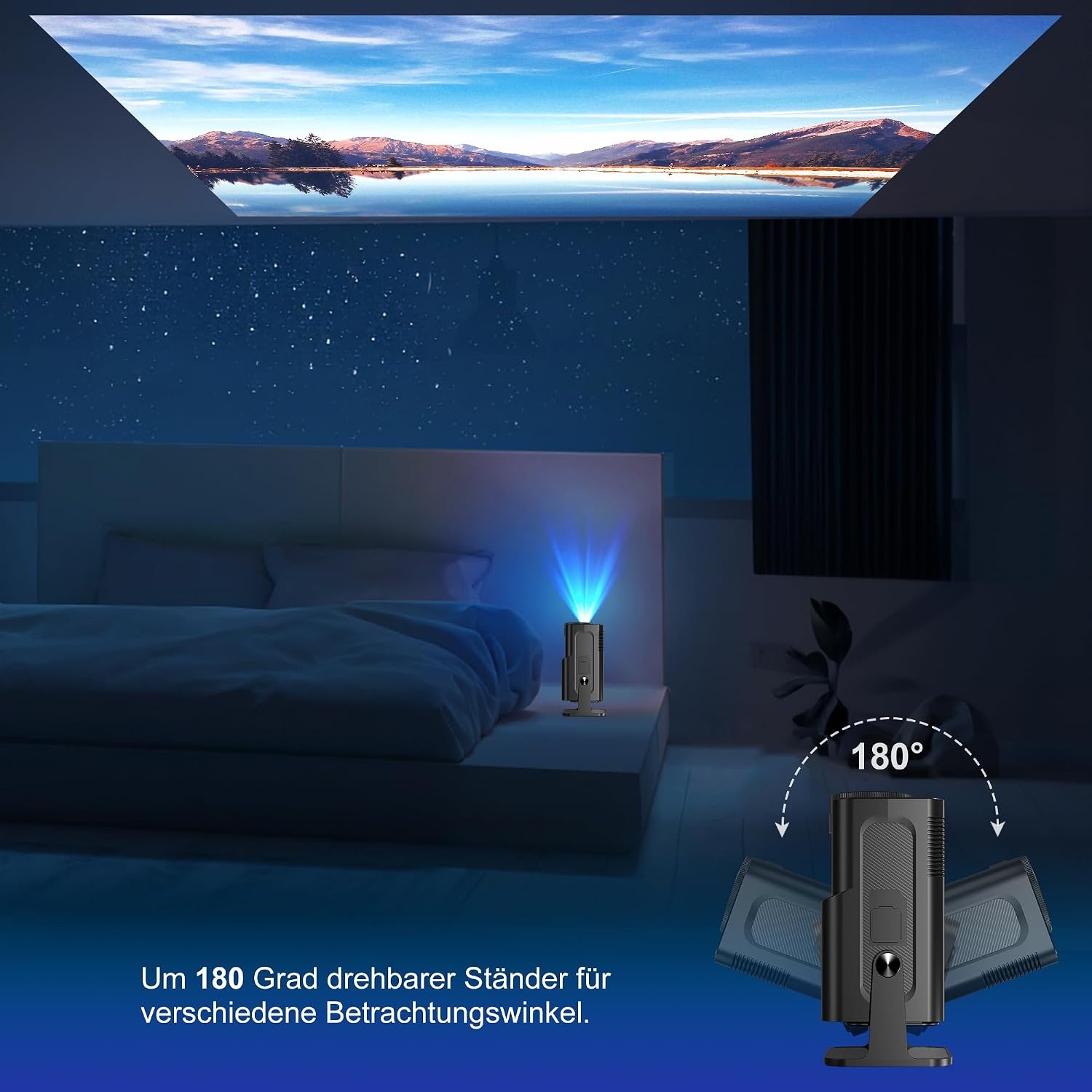 Mini 4K Beamer mit Android 11 & WiFi 6 - Jetzt bis zu 35% Rabatt sichern!