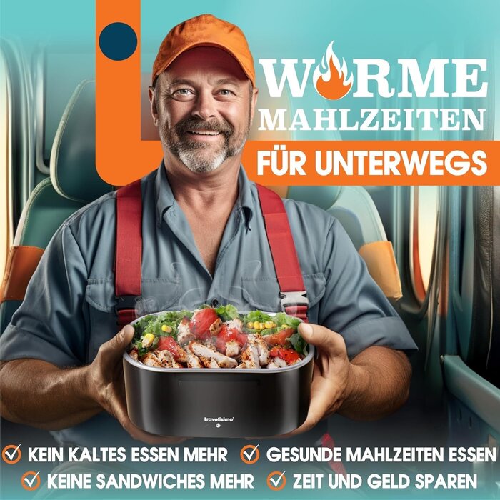 Elektrische Lunchbox 1,5L, 100W, beheizbar - bis zu 32% günstiger