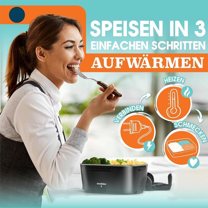 Elektrische Lunchbox 1,5L, 100W, beheizbar - bis zu 32% günstiger