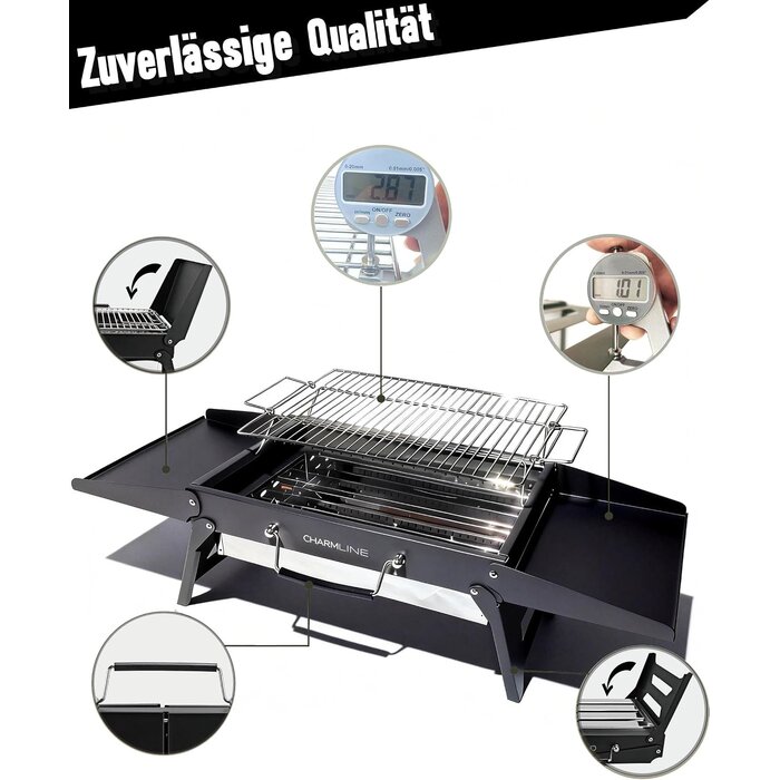 Klappbarer Holzkohlegrill für Outdoor-Fans - bis zu 33% günstiger