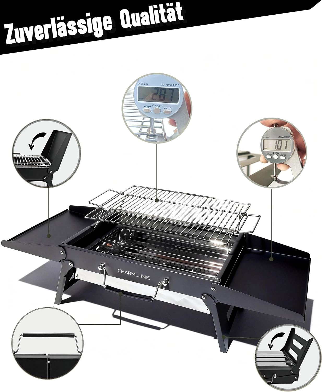Klappbarer Holzkohlegrill für Outdoor-Fans - bis zu 33% günstiger
