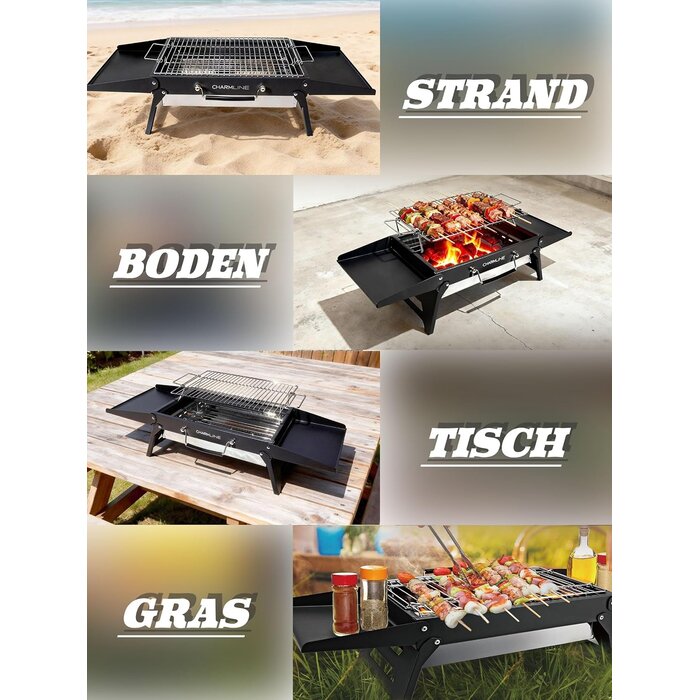 Klappbarer Holzkohlegrill für Outdoor-Fans - bis zu 33% günstiger