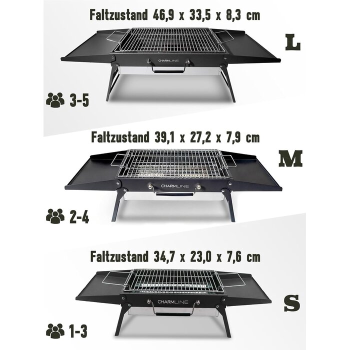 Klappbarer Holzkohlegrill für Outdoor-Fans - bis zu 33% günstiger