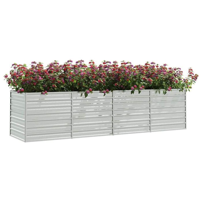 Großes Hochbeet 320x80x77 cm verzinkter Stahl - jetzt bis zu 34% Rabatt