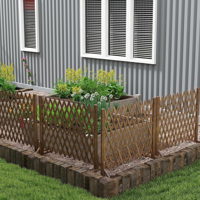 Holz-Rankgitter 160x70 cm, 2er-Set - flexibel & dekorativ - bis zu 34% sparen
