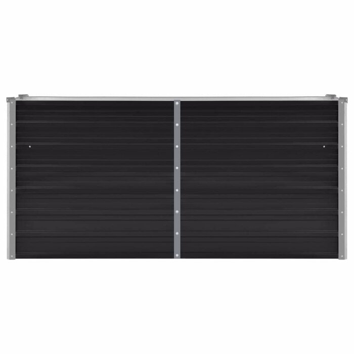 Hochbeet Pflanzkasten 160x40x77cm - Stahl Anthrazit - bis zu 33% reduziert
