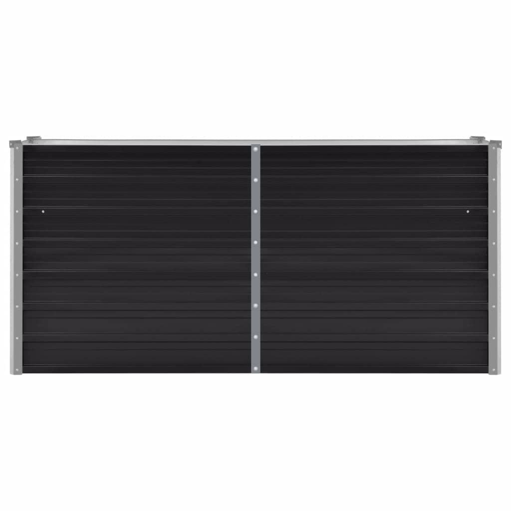 Hochbeet Pflanzkasten 160x40x77cm - Stahl Anthrazit - bis zu 33% reduziert