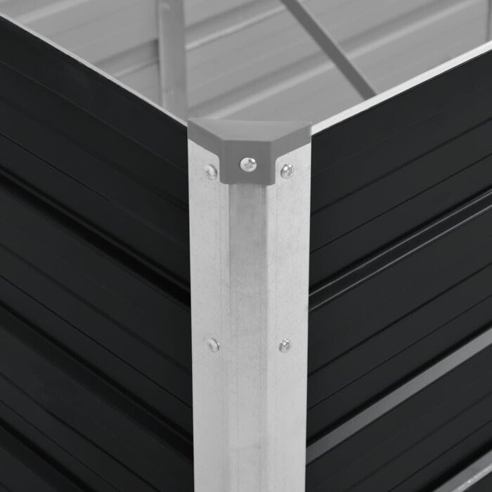 Hochbeet Pflanzkasten 160x40x77cm - Stahl Anthrazit - bis zu 33% reduziert