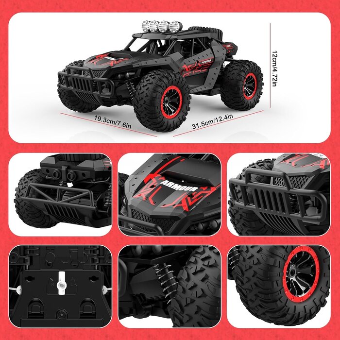 RC Offroad Buggy 1:16 - 20 km/h - Schwarz - Bis zu 33% Rabatt