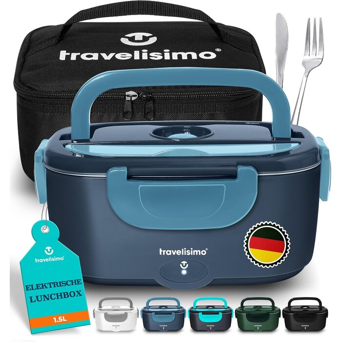 Elektrische Lunchbox 1,5L, 100W - Vielseitig für Auto & Büro - bis zu 32% Rabatt