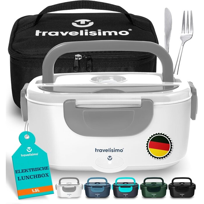 Elektrische Lunchbox 1,5L, 100W - Vielseitig für Auto & Büro - bis zu 32% Rabatt