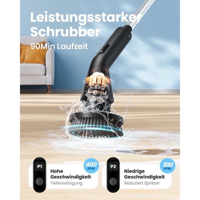 Elektrische Reinigungsbürste mit 7 Aufsätzen - Jetzt bis zu 33% sparen