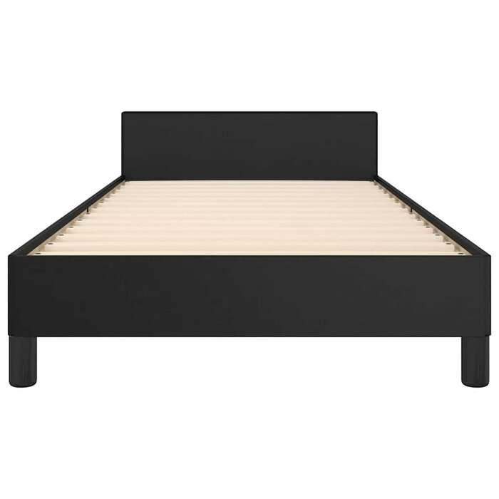 Bettgestell mit Kopfteil, 80x200 cm, Schwarz - Outlet-Schnäppchen bis zu 34% sparen