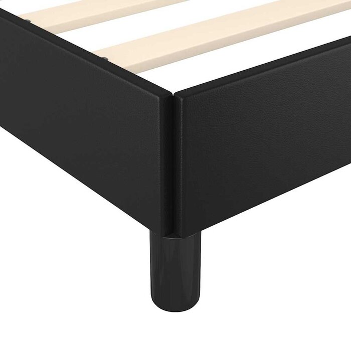 Bettgestell mit Kopfteil, 80x200 cm, Schwarz - Outlet-Schnäppchen bis zu 34% sparen