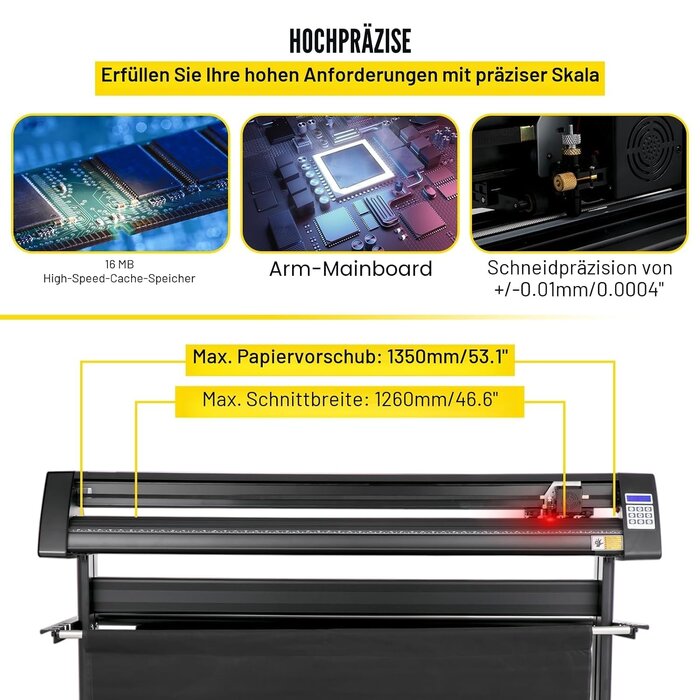 Profi Schneideplotter 1350 mm - Konturschnitt - Jetzt bis zu 30% Rabatt
