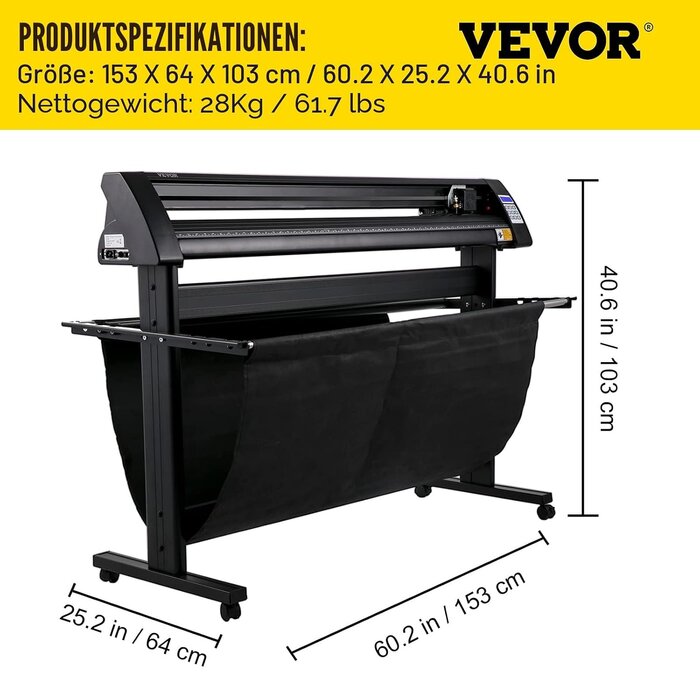Profi Schneideplotter 1350 mm - Konturschnitt - Jetzt bis zu 30% Rabatt