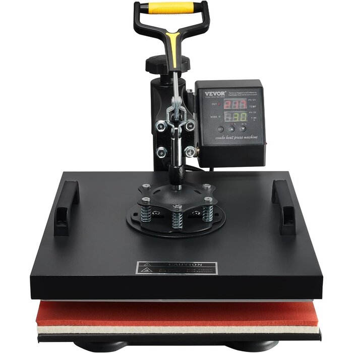 2-in-1 Transferpresse 38x38cm, 1500W für Textilien - Jetzt bis zu 35% Rabatt
