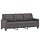 3-Sitzer Sofa 180 cm Kunstleder Grau - Jetzt bis zu 38% sparen