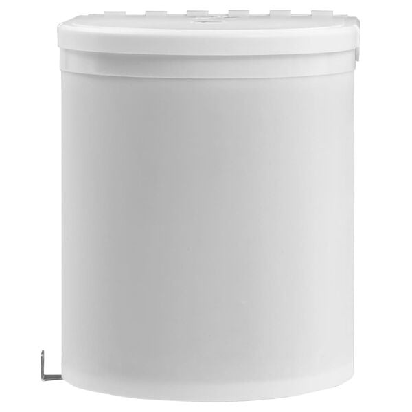 Vidaxl Einbau-Abfalleimer 12 L, Weiß, Bodenmontage - 58% Rabatt