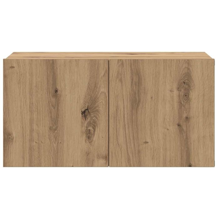 Vidaxl Modernes TV-Schrank Set, 2-teilig, Braun, Wandmontage - bis zu 34% reduziert