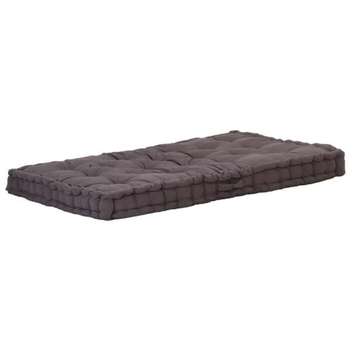 Vidaxl Palettenkissen 120x80x10 cm Anthrazit - bis zu 36% Rabatt