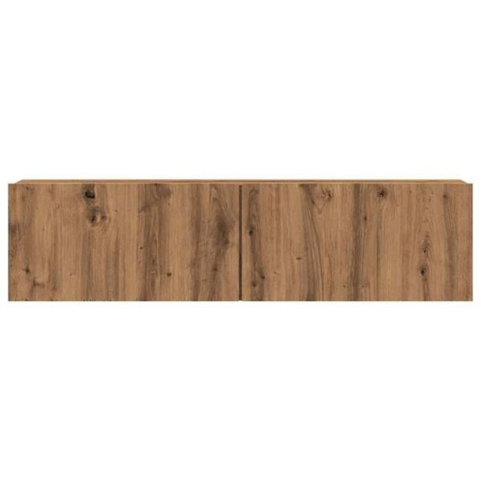 Vidaxl TV-Wandboard 120x30x30 cm Artisan Eiche - Stilvolles Schweberegal bis zu 34%
