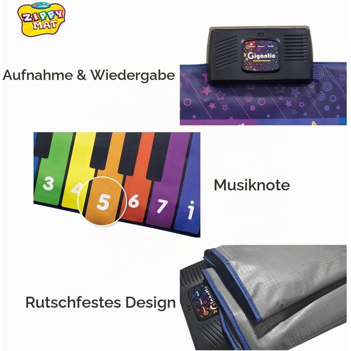 Große Musik-Tanzmatte für Kinder (181 cm) - Jetzt bis zu 34% günstiger