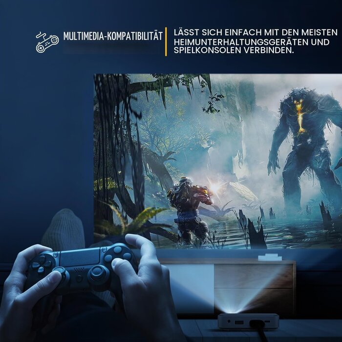 Tragbarer Full-HD LED-Pico-Projektor - bis zu 35 % Rabatt