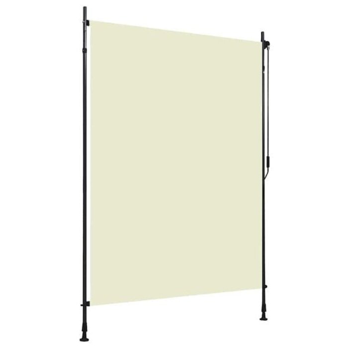 Vidaxl Außenrollo 150x270 cm Crème mit Kurbel - bis zu 34% Rabatt