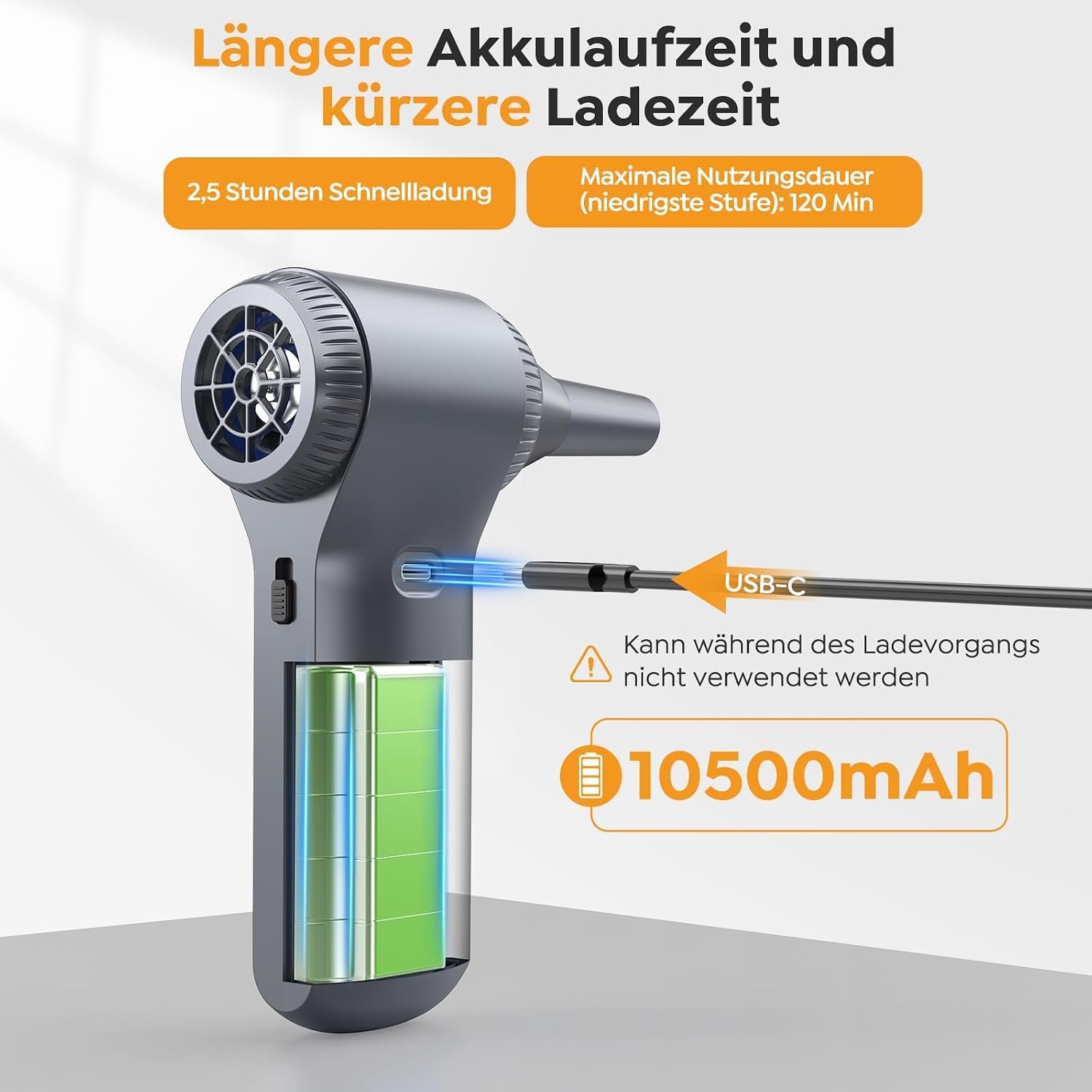 Elektrischer Druckluftreiniger bis zu 34% reduziert | 230.000 U/min