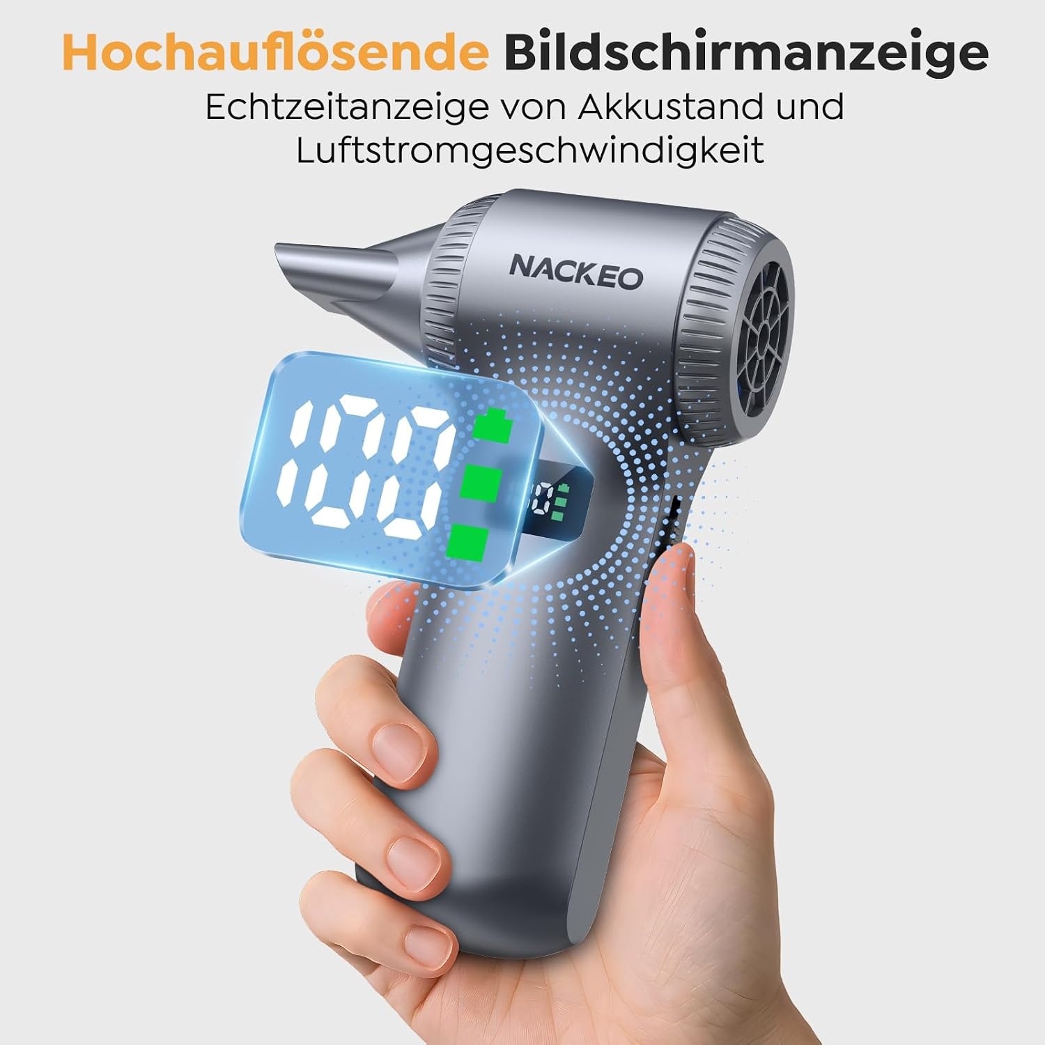 Elektrischer Druckluftreiniger bis zu 34% reduziert | 230.000 U/min