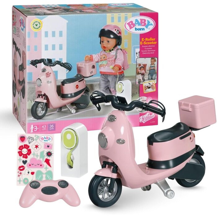 Baby Born Elektrischer Puppen-Scooter mit Fernbedienung - Bis zu 34% Rabatt sparen