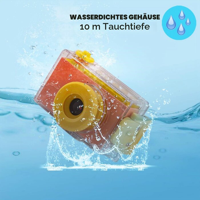 Wasserdichte Kinder-Digitalkamera - Rosa, 8 MP - bis zu 32 % sparen