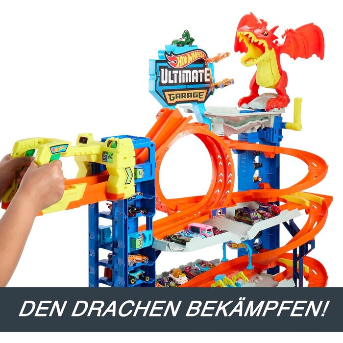 Riesiges Spielzeug-Parkhaus mit 4 Ebenen - Jetzt bis zu 35% sparen